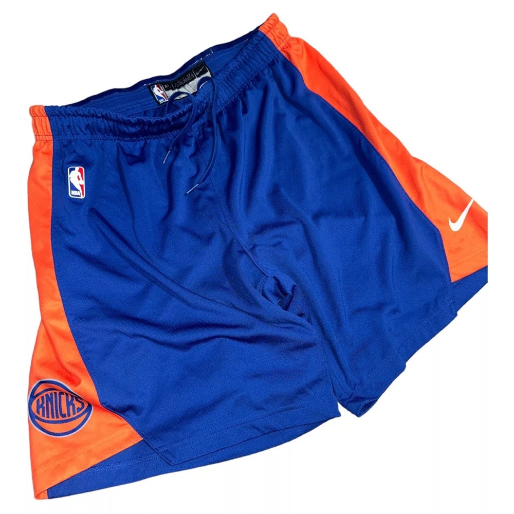 Men’s Nike NBA New York Knicks Team Practice Shorts with Swoosh Logo, Size L. - Picture 4 of 16
